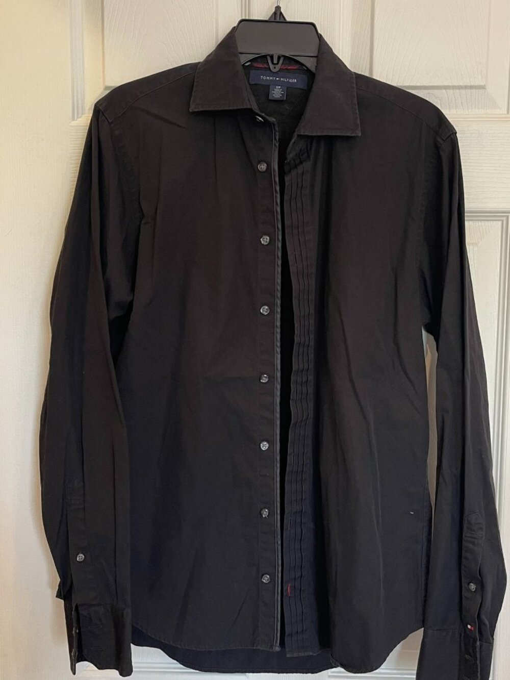 Black shirt tuxedo style size S